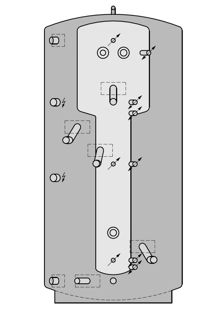 Wärmepumpen Kombispeicher
