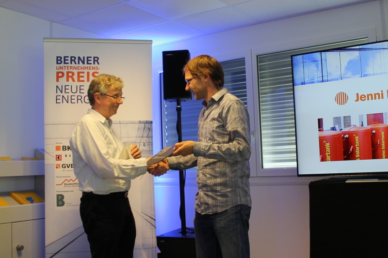 Josef Jenni erhält Unternehmerpreis 2016