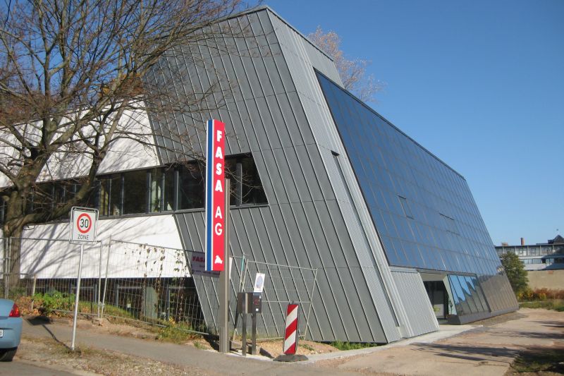 Unternehmenssitz der FASA AG, Bauunternehmung spezialisiert auf Solararchitektur