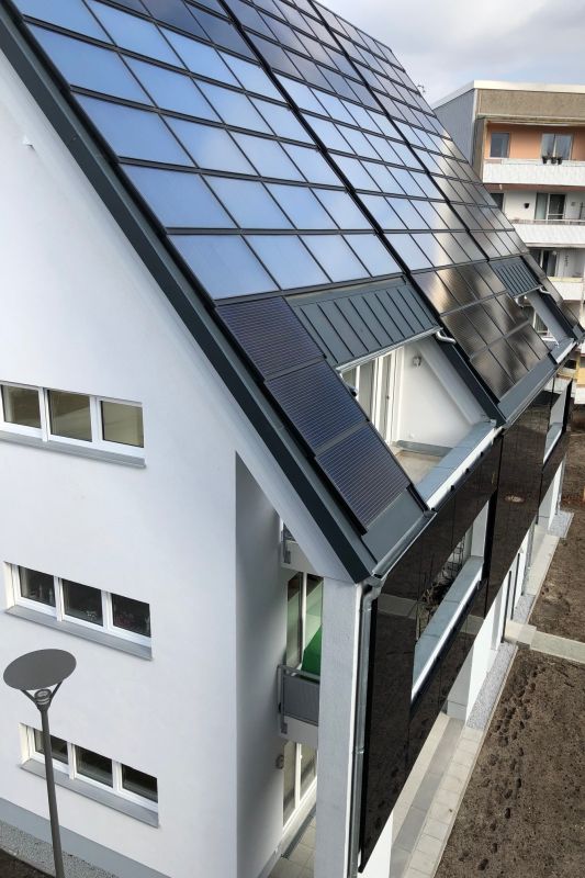 Solardach mit Balkon