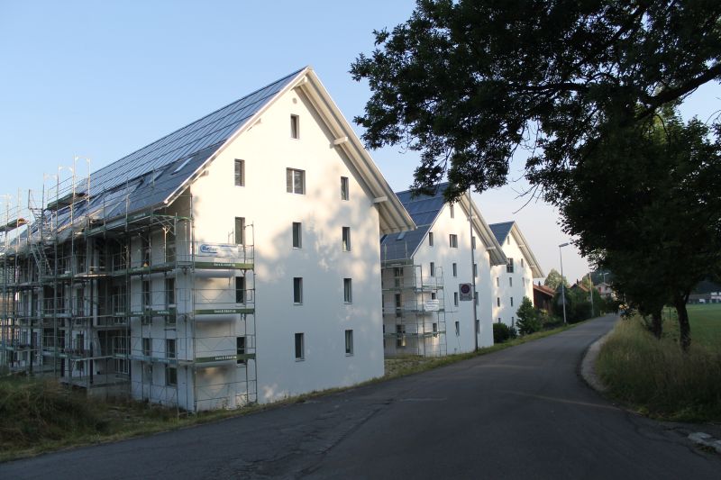 Solarpark Burgdorf mit 3 Solarmehrfamilienhäuser, mietwohnungen und eigentumswohnungen in Oberburg/Burgdorf