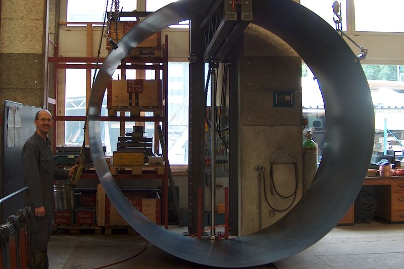 Stahlzylinder produktion für herstellung von Pufferspeicher