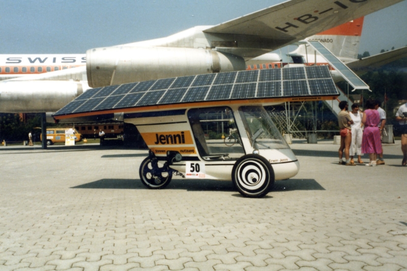 Tour de Sol, Jenni Solarmobil aus Horlacher Schale im Verkehrshaus in Luzern