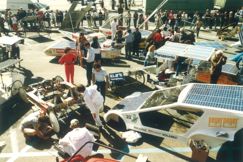 Tour de Sol 1985 in Neuenburg, Solarmobile